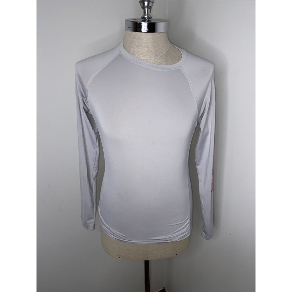 Huk Womens Long Sleeve Fishing Shirt Sz S Gray Athletic Top Quick Drying